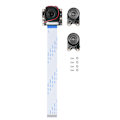 Miniatyrbild 1 av 5: 5MP manuell IR-CUT nattvisionskameramodul med 2 st fyllningsljus för Raspberry Pi 2/B+
