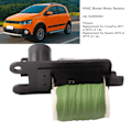 Miniatyrbillede 4 af 5: HVAC Blæsermotor Modstand Høj Stabilitet Stabil Ydeevne 5U0959493 Udskiftning til CrossFox Saveiro