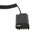 Miniatyrbilde 7 av 8: D Tap til DMW DCC17 Dummy Batteri Spiral Kabel DMW BLK22 Batteri Adapter for Lumix S5 S5K S5GK GH5II GH6 G9 Digitalkamera
