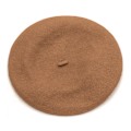 Miniatyrbilde 5 av 5: Ull Beret Lue, Ensfarget Fransk Stil Vinter Varm Lue for Kvinner