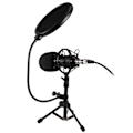 Miniatyrbild 4 av 7: Kardioid XLR-mikrofon för podcaststudio, robust mikrofon med metallhölje levererar oöverträffad ljudkvalitet för streamers, musiker och innehållsskapare