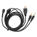 Miniatyrbillede 1 af 5: Hovedtelefon Audio Kabel USB og 3,5 mm Audio Jack Audio Stik med Belysning til SteelSeries Arctis
