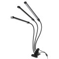 Miniatyrbilde 3 av 5: 40W 3-hodet LED plantevekstlys med automatisk på/av-tid