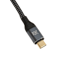 Miniatyrbild 3 av 5: USB C till USB C-kabel PD3.1 240W Snabbladdning 6,6ft 480Mbps E Mark2.0 Chip Universell Hane till Hane USB C Förlängningskabel