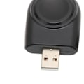 Miniatyrbillede 5 af 8: Se trådløs oplader Stærk magnetisk adsorption Lille bærbar trådløs opladningsstation til IOS Watch Sort