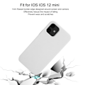 Miniatyrbillede 3 af 4: Telefon Silikonetui Beskyttelse Cover Stødsikkert Mobiltelefonetui Passer til IOS 12 Mini(Hvid )