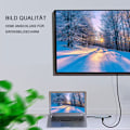 Miniatyrbild 2 av 5: Multifunktionell USB C Hubb, 4K HDMI-adapter för MacBook Pro, Chromebook och mer, med Ethernet 100M, PD-laddning, SD-kortläsare, TF-kortplats,