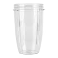 Miniatyrbild 2 av 2: Transparent Design 32oz Muggar, BPA-fria Plastbehållare, Diskmaskinsäkra för Enkel Rengöring, Kompatibla Blenderdelar, Säker Innervägg för Jämn Mixning