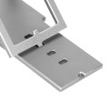 Miniatyrbilde 3 av 8: Justerbar mobiltelefonstativ for skrivebord, sammenleggbar metallstativ for skrivebord, grå