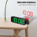 Miniatyrbild 8 av 8: Perfekt Present Väckarklocka Med Ultra-Tydlig Display, Justerbar Ljusstyrka Och 180° Takprojektion, Batteribackup Och Högt Alarm, Idealisk För Alla