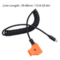 Pikkukuva 6 / 8: USB C -virtajohto D-liitäntään, joustava kaapeli matkapuhelimelle, tabletille ja digitaalikameran lisävarusteille