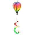 Miniatyrbillede 2 af 5: Regnbue varmluftsballon vindstrimmel lys roterende farverig vindmølle streng have vindmølle udendørs dekoration
