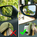 Miniatyrbild 5 av 5: Blind Spot Mirror, Rear View Wide Angle, Stick on Black Round