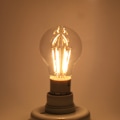 Miniatyrbillede 4 af 5: E27 12V COB LED Filament Pære 360 Grader NOn dæmpbar Lys Ny (6W Varm Hvid)