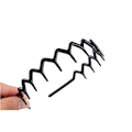 Miniatyrbilde 3 av 5: Sett med 2 Zig Zag Black