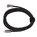 Miniatyrbillede 4 af 5: Type C til Type C Vinkel Data Kabel 100W Hurtig Opladning Slidstærk Guldbelægning Plug and Play USB Kabel til Bærbare Computere