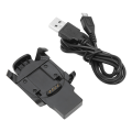 Miniatyrbilde 2 av 5: Lader kompatibel med Garmin Descent Mk1 GPS Smart Watch USB-ladekabelklemme