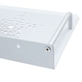 Miniatyrbild 2 av 4: Väggmonterad routerbricka repeaterställ - Väggmonterad silver aluminium förvaringsfack, horisontell placering väggfäste, väggmonterad server