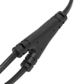 Pikkukuva 5 / 8: IEC320 C8 - IEC320 C7 -virtajohto, uros - naaras, 1 sisään 2 ulos AC-virtajakokabel LCD-näytölle, pöytälampulle, 100-250 V