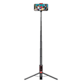 Miniatyrbild 1 av 5: Justerbart stativ med trådlös fjärrkontroll, selfiestick för universell kompatibilitet, magnesiumlegering för överlägsen hållbarhet (med 220°