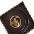 Miniatyrbillede 3 af 8: Gulvafløb i metal, firkantet, retro-stil, vandafløb til bruser med filter til badeværelse i hjemmet