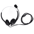Miniatyrbillede 1 af 5: Callcenter-headset 3,5 mm computertelefon-headset med mikrofon til webseminarer, kontor, callcenter og erhverv