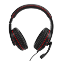 Miniatyrbillede 3 af 5: Headset til computerspil med hovedmontering - Høj ydeevne til PS4 (sort rød)