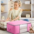 Miniatyrbillede 5 af 5: Non-woven gennemsigtig opbevaringspose fortykket dynepose opbevaringspose bagagepose afslutningspose