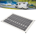 Pikkukuva 1 / 8: 100W aurinkopaneelipaketti Nopea lataus 12V Kaksi USB-aurinkopaneeli Auton akkulaturi Moottoripyörälle Veneelle Merelle RV