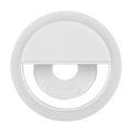 Miniatyrbillede 2 af 5: USB-opladning Selfie LED-lys Bærbar telefon Selfie-lampe Lysende klipslampe til iPhone (hvid)