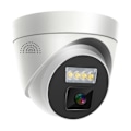 Miniatyrbild 1 av 5: 3K Turret Dome-kamera med vidvinkelobjektiv, synliga vita LED-lampor, inbyggd mikrofon för utomhusbruk, för säkerhetsövervakning inomhus/utomhus