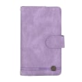 Miniatyrbild 1 av 5: PU Läder Plånboksfodral för Galaxy S22 Dragkedja Flip Folio Plånbok RFID Blockering Skyddande Fodral med handledsrem Magnetlås Inbyggt Stativ