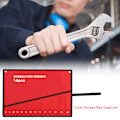 Miniatyrbilde 3 av 5: Multi Pocket Roll Up Tools Storage Bag Spanner Plier Wrench Holder Canvas Organizer(14 Pockets)