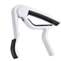 Miniatyrbillede 2 af 3: Bærbar Quick Change Tune Clamp Håndholdt Tuner Capo til Folk Guitar Hvid