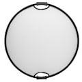 Miniatyrbilde 4 av 7: 5 i 1 Reflekterende Klær Rund Dobbel Håndtak Foldbar Reflektor Panel for Innendørs Utendørs Fotografering Fyll Lys 80cm