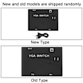 Miniatyrbild 3 av 5: VGA-splitter, datortillbehör 2-i-1-ut 2-portars switcher HD-skärmtillbehör för värdswitch