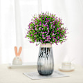 Miniatyrbillede 3 af 5: 12 Bundter Kunstige Udendørs Blomster, Real Touch Falske Baby's