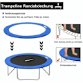 Miniatyrbild 4 av 5: Mycket Tålig Ersättningskant för Trampolin, Tjock Skumvaddering för Ökad Säkerhet & Komfort, Idealisk för Året-Runt-Användning