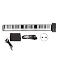 Pikkukuva 1 / 5: Rullautuva piano 88 koskettimella Bluetooth MIDI -toiminto kosketusherkkä kannettava sähköinen rullautuva piano aloittelijoille 100-240V