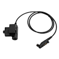 Miniatyrbild 4 av 5: U94 PTT-hörlursadapter för Hytera PD600 PD602 PD605 PD662 PD665 PD680 PD682 PD685 X1P X1E