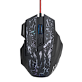 Miniatyrbilde 5 av 5: 7 knappers USB kablet optisk spillmus med lys for PC-spill