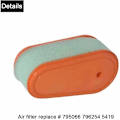 Pikkukuva 4 / 5: 591137 590948 Kaasutin Briggs & Stratton 111P02 114P02 11P902 121Q02 121Q07 121S02 121S07 121S75 124Q02 painepesuri 775EX TB360 ruohonleikkuri,