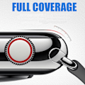 Miniatyrbillede 3 af 4: Hærdet Glas Transparent Beskyttelsesplade Premium Beskyttelse til Apple Watch 40mm