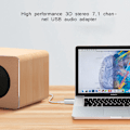 Pikkukuva 3 / 5: 7.1-kanavainen ulkoinen USB 2.0 - 3,5 mm:n stereofoninen äänikortti, mikrofonisovitin, kaiutin (hopea)