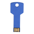 Miniatyrbillede 1 af 5: Blå USB Flash Drive Nøgleform USB Memory Disk Plug and Play U Disk til computer og bil