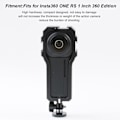 Miniatyrbild 8 av 8: Actionkamera ramhus i aluminiumlegering, skyddande hölje för Insta360 ONE RS 1 tum 360-utgåva