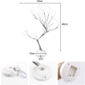 Miniatyrbillede 5 af 5: Bordlampe Bonsai Træ Lys Kunstigt Træ Led Lys, 8 Tilstand