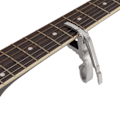 Miniatyrbilde 6 av 8: Gitar Capo Legering Hurtig Tone Endring Bærbar Instrument Tilbehør for Spille Ytelse Sølv