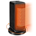 Miniatyrbild 2 av 2: Smart Timer & ECO-läge Portabelt Element, 1500W PTC Keramisk Uppvärmning för Snabb Värme, Tyst Oscillerande Element Säkerställer Jämn Fördelning, ETL