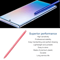 Miniatyrbilde 6 av 8: Stylus Penner Universal Høy Sensitivitet Touch Screen Pen med Reserve Spisser for Galaxy Note 10 Note 10 Plus Rosa